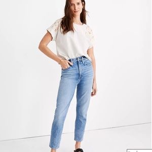 Madewell Women's Momjean in Melva Wash